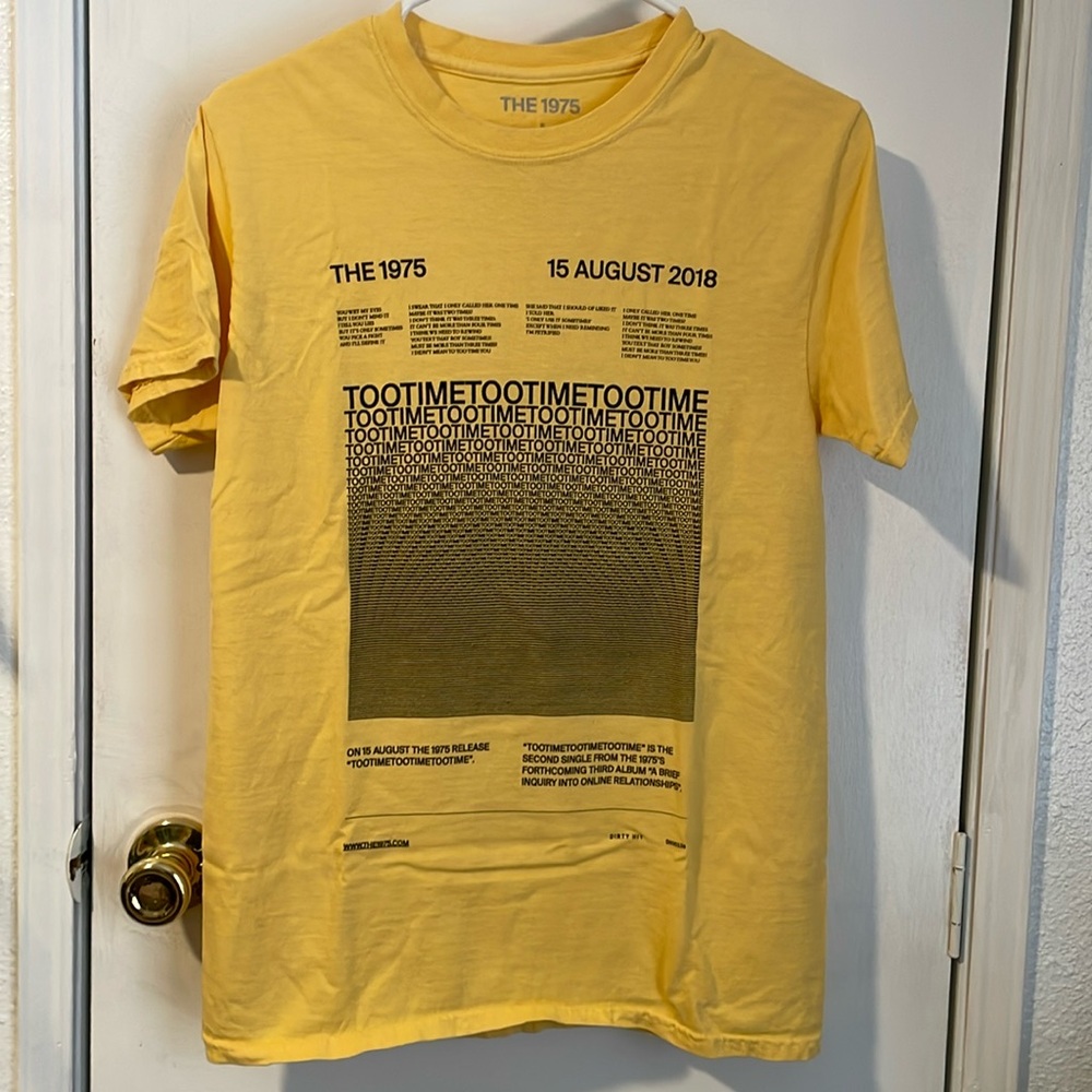 1975 Tour band tee